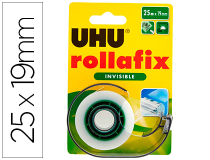 Ruban adhésif invisible UHU Rollafix 19 mm x 25 m vue 2