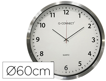HORLOGE CHROMÉE Ø60CM
