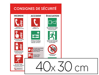 VISO AFFICHAGE SECURITE 79258