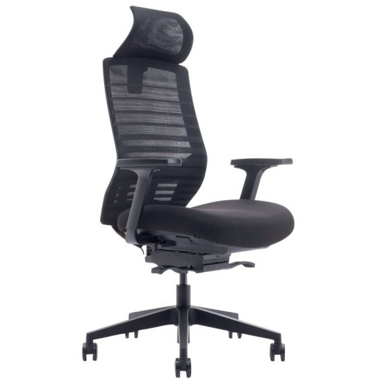 Fauteuil ergonomique MTI Millenium-F noir