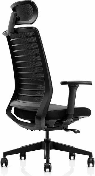 Fauteuil ergonomique MTI Tarkin noir, vue 2