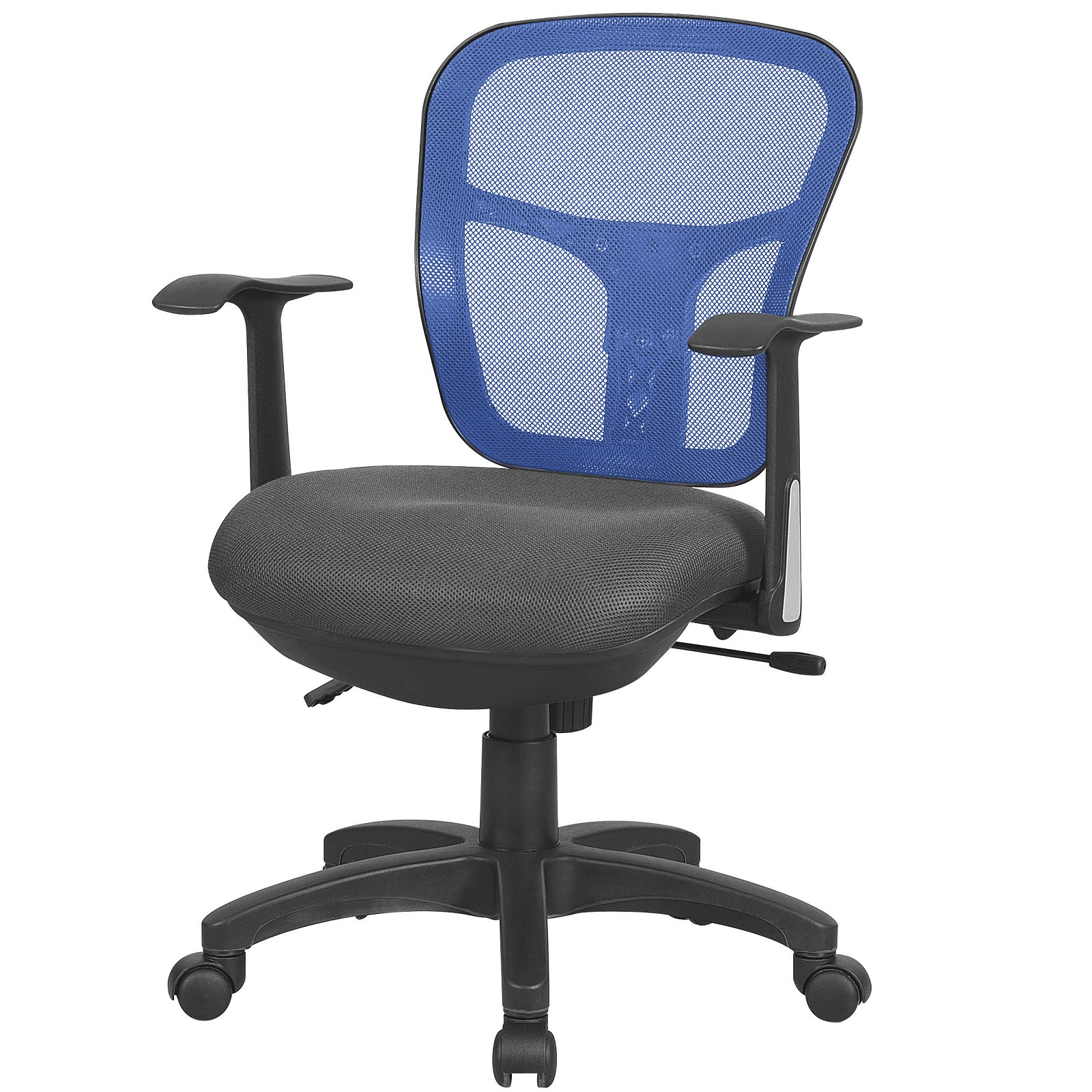 Fauteuil de bureau MTI Ayala noir et bleu
