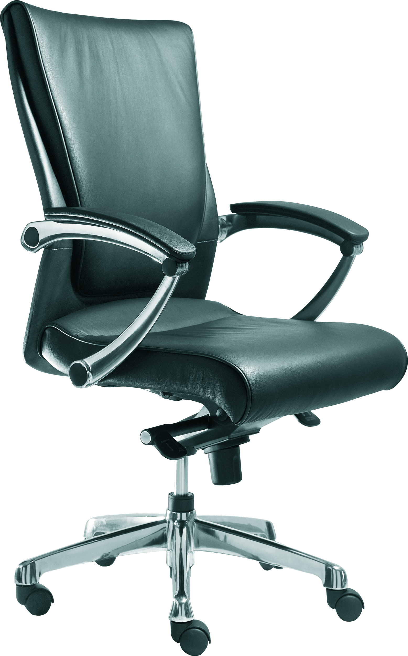 Fauteuil de direction MTI Jiair cuir noir