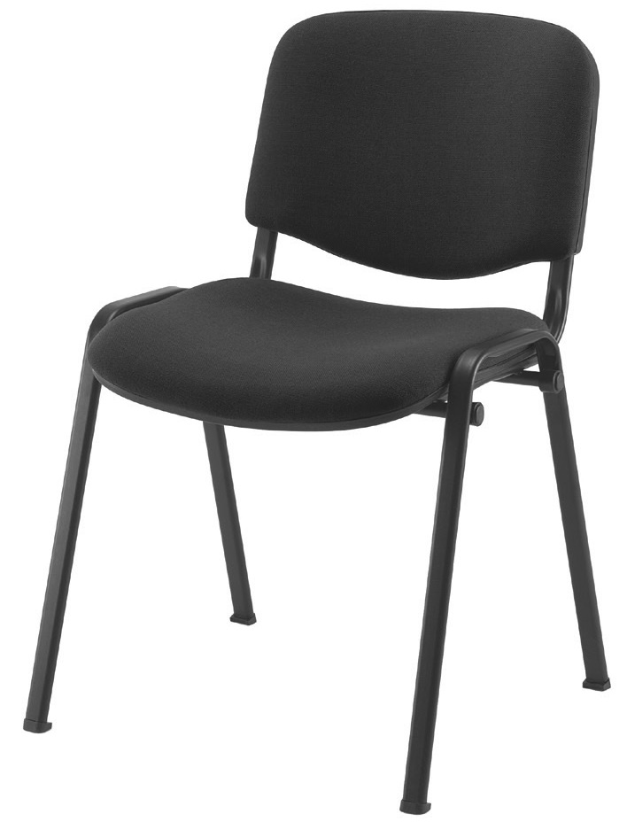 Chaise visiteur MTI Wendy noir