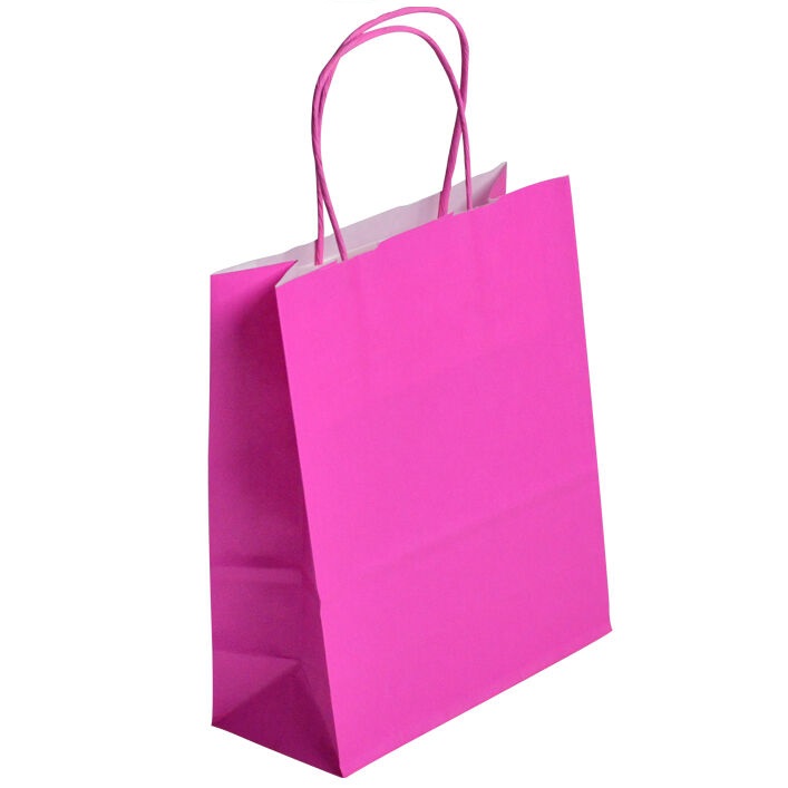 SAC ROSE CLAIR 18X8X22CM