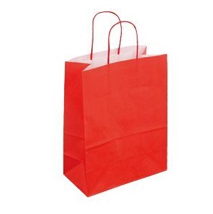 SAC ROUGE 18X8X22CM