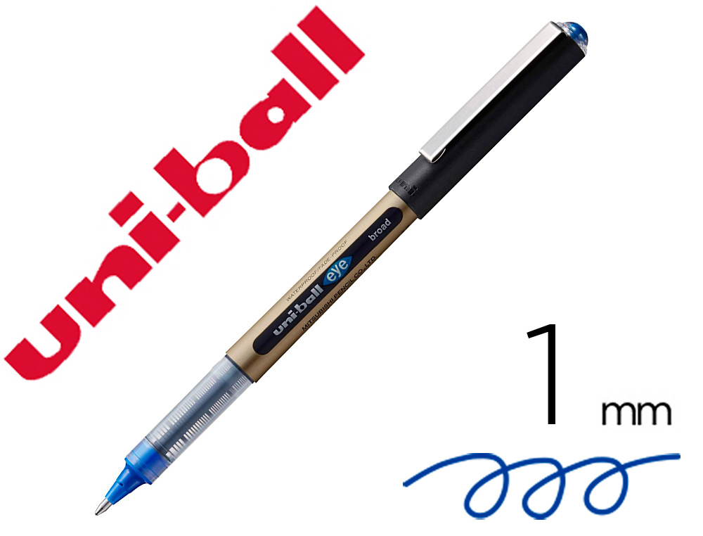 STYLO ROLLER EYE BLEU