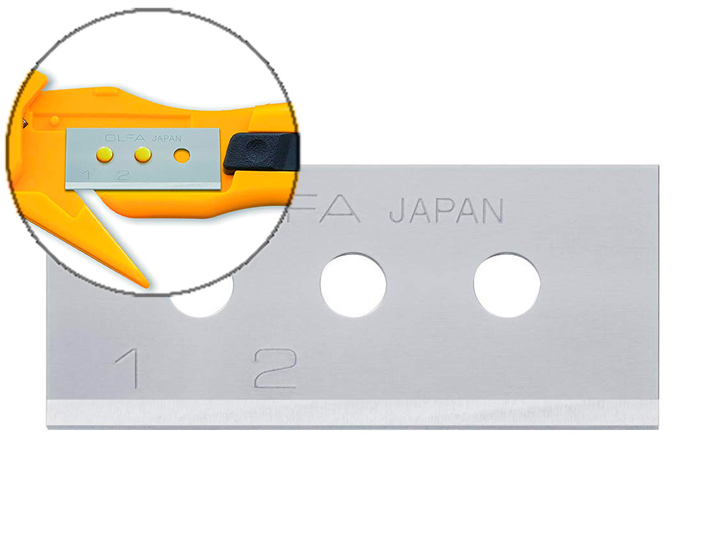 Lames Olfa pour cutter SK-10, autre vue