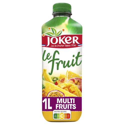 JOKER PUR JUS MULTI FRUITS BOUTEILLE 1L
