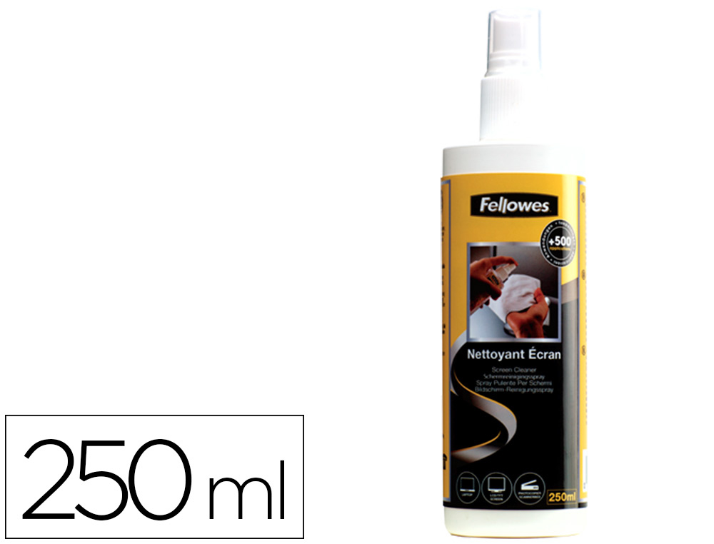 Spray nettoyant écrans antistatique 250 ml Fellowes vue 2