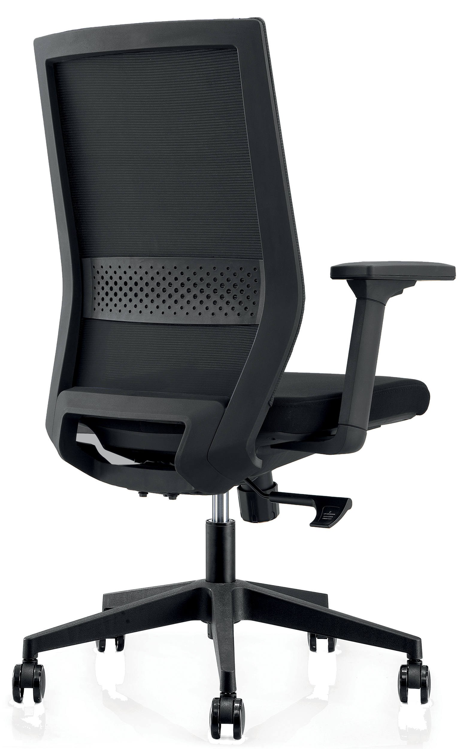 Fauteuil ergonomique MTI Revan noir vue 3