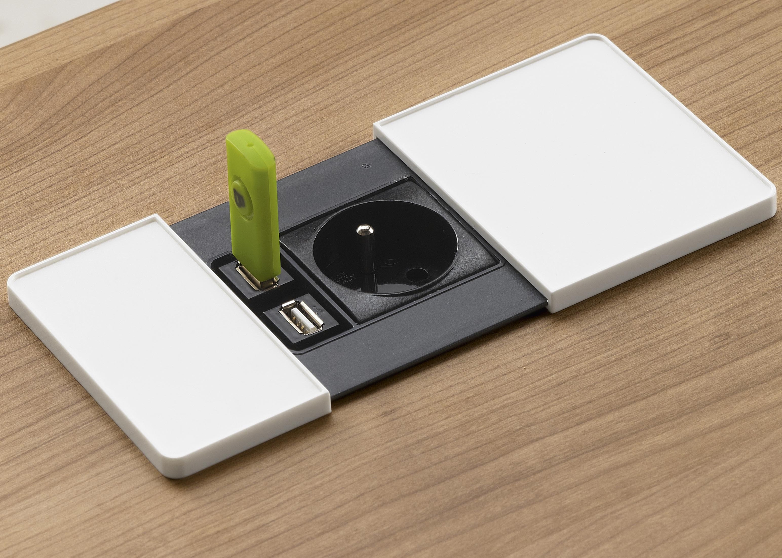 Prise de confort 2 USB GAUTIER OFFICE blanc
