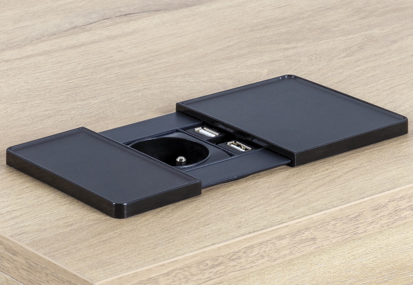 Prise de confort 2 USB GAUTIER OFFICE noir