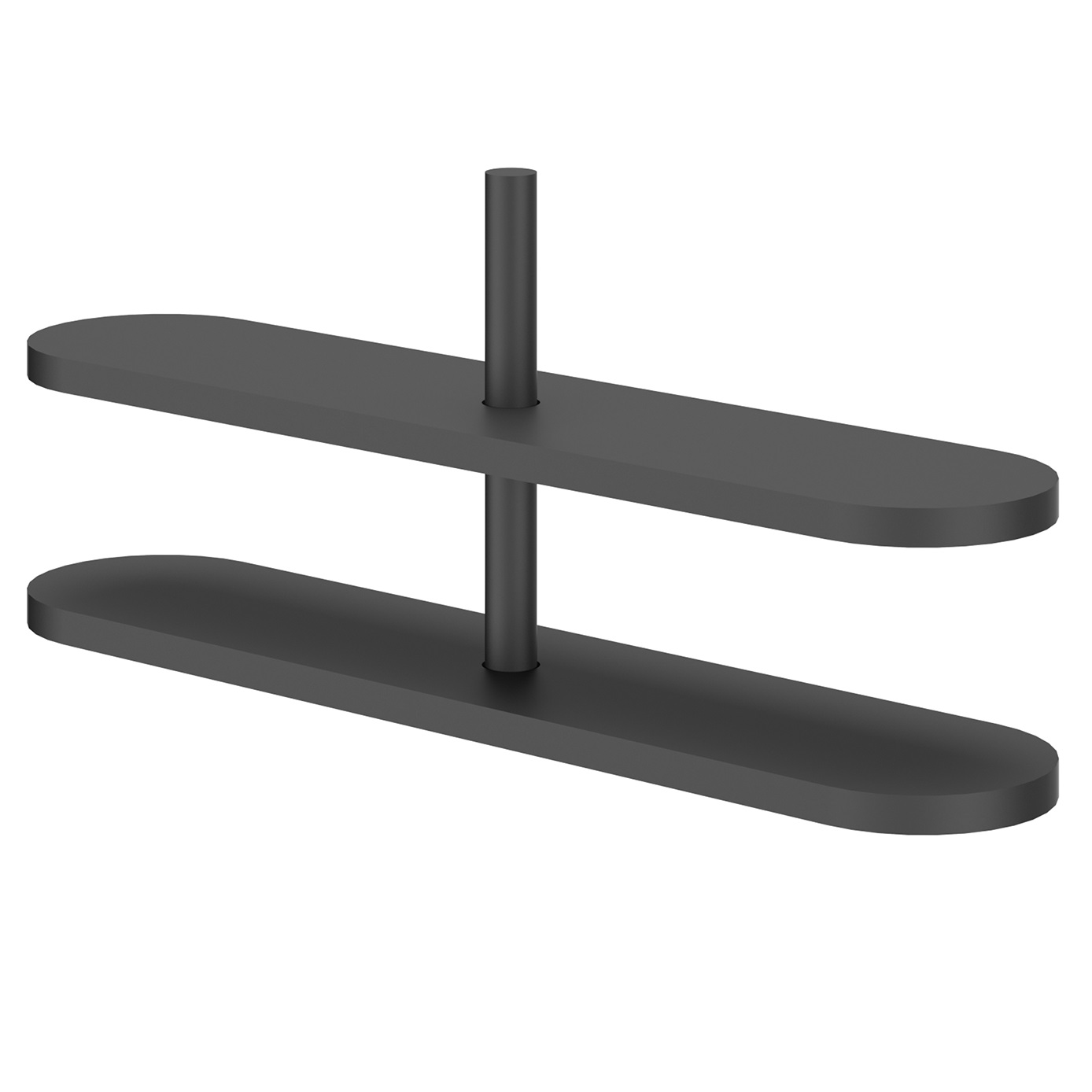 Kit de fixation double CONNEXION GAUTIER OFFICE anthracite