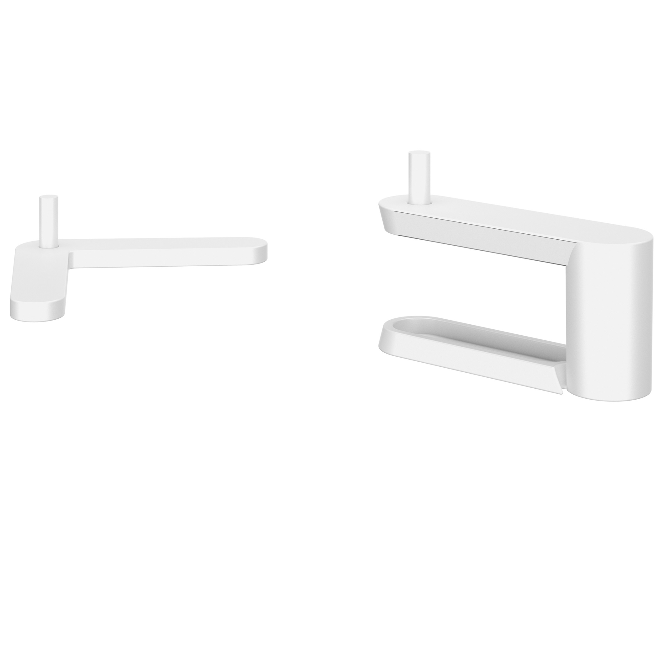 Kit de fixation pour écran intermédiaire CONNEXION GAUTIER OFFICE blanc