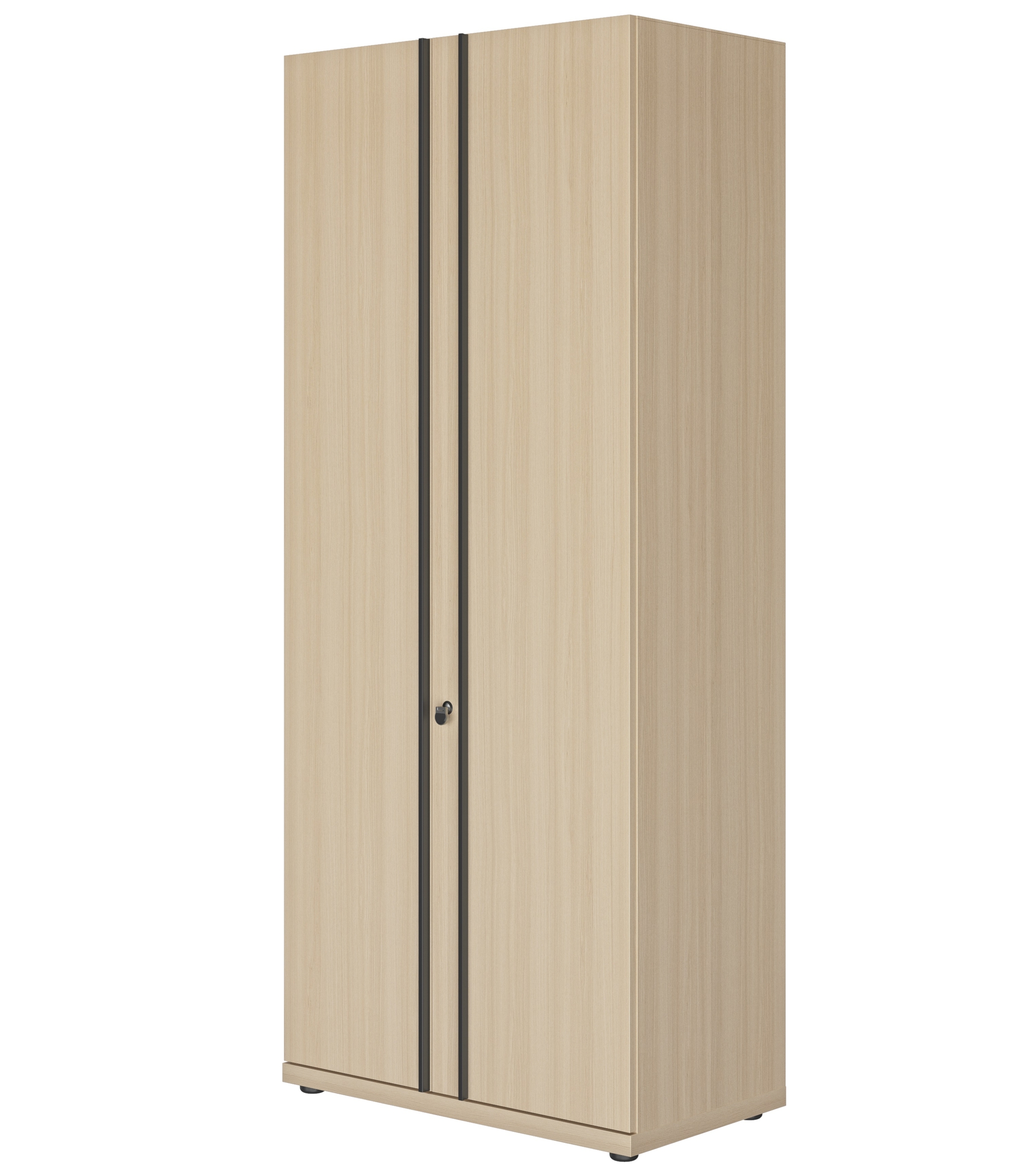 Armoire haute 2 portes E-Motion 190 cm chêne structuré Gautier Office