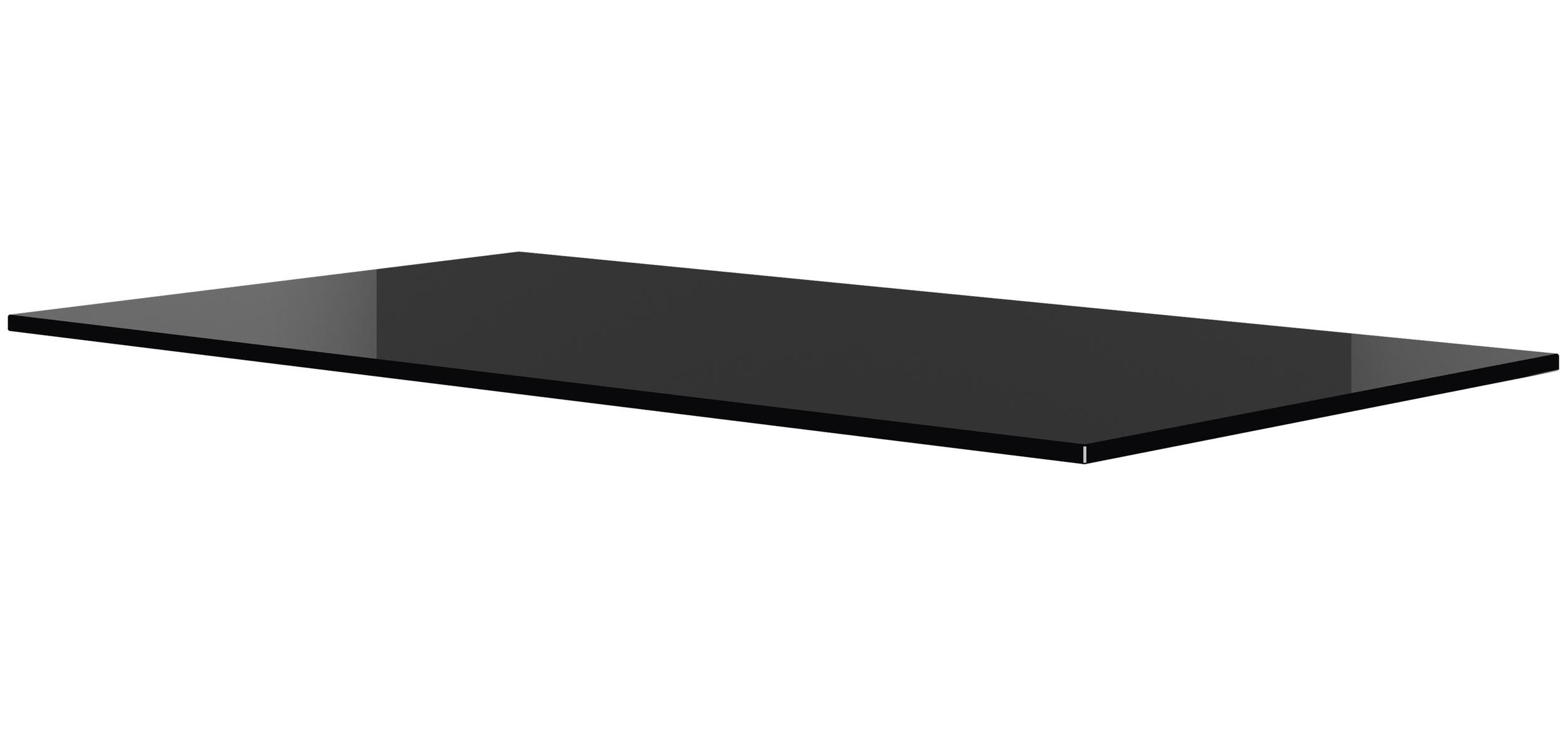 Top en verre noir E-Motion pour rangement 81 cm Gautier Office