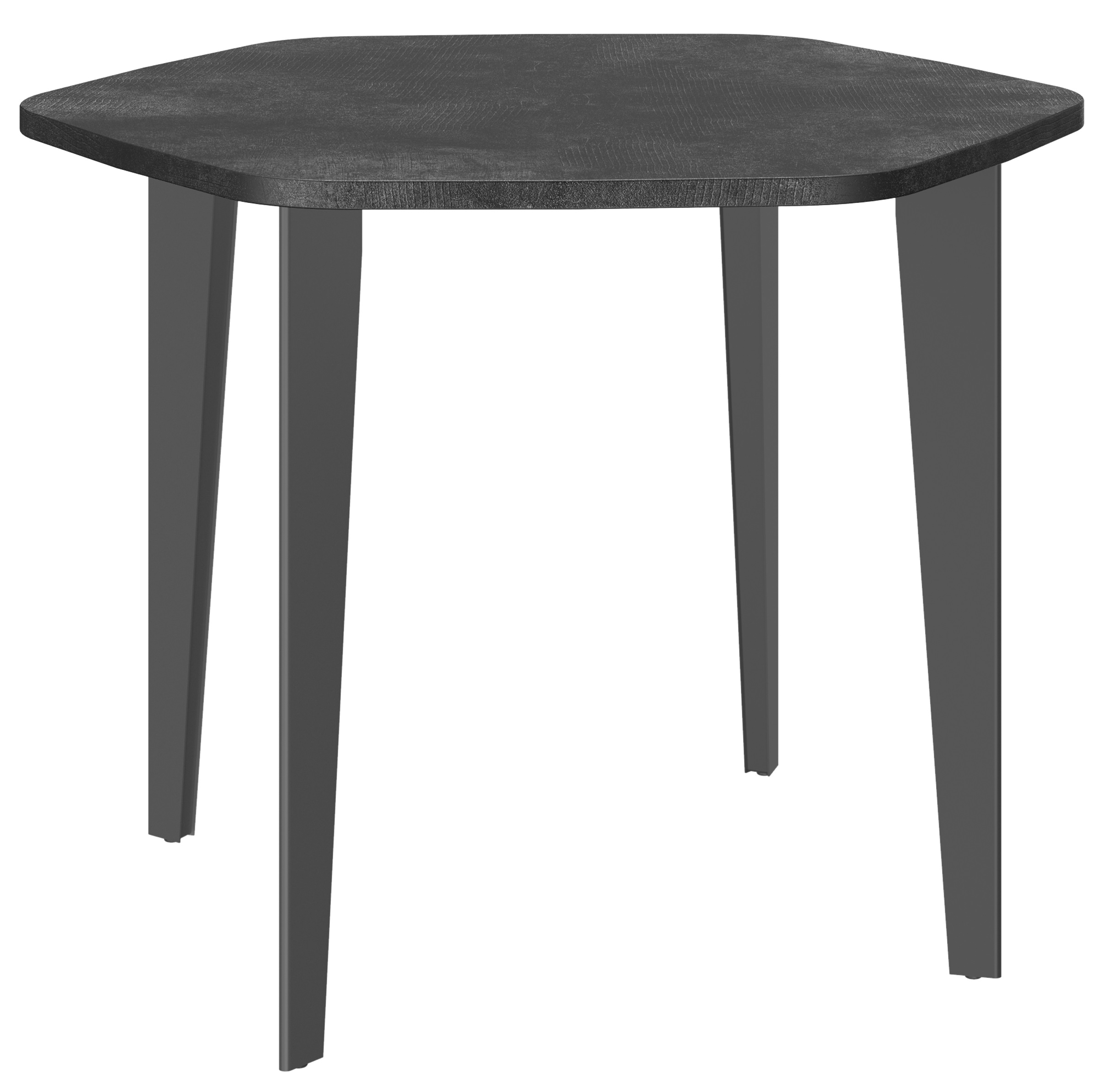 Table de convivialité hexagonale E-Motion 4 pieds noir Gautier Office