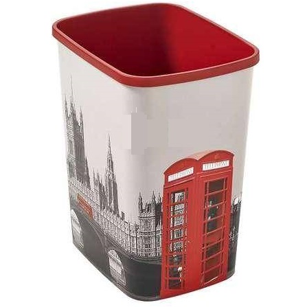Corbeille à papier CEP décor London 25 L