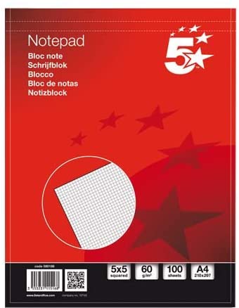5 etoiles bloc note 580186