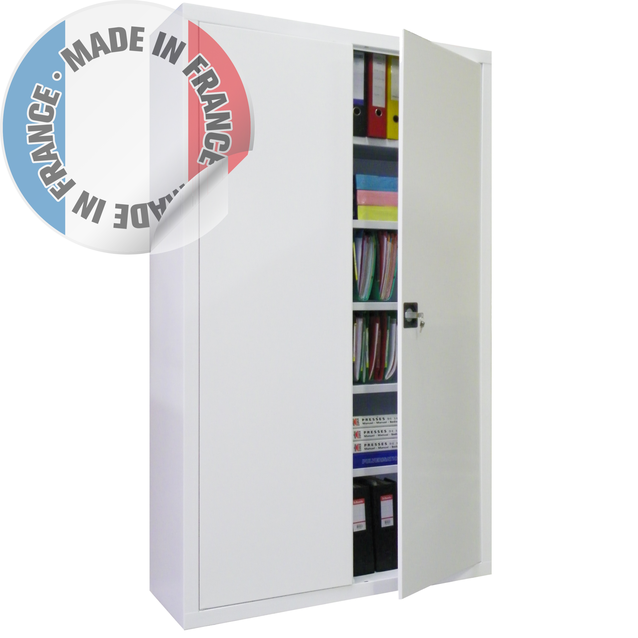 ARMOIRE SÉCURISÉE HAUTEUR 198CM BLANC