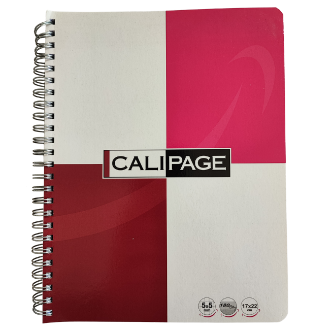 CALIPAGE CAHIER FRAMBOISE 415791
