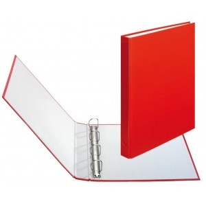 UNI CLASSEUR ROUGE 4 ANNEAUX