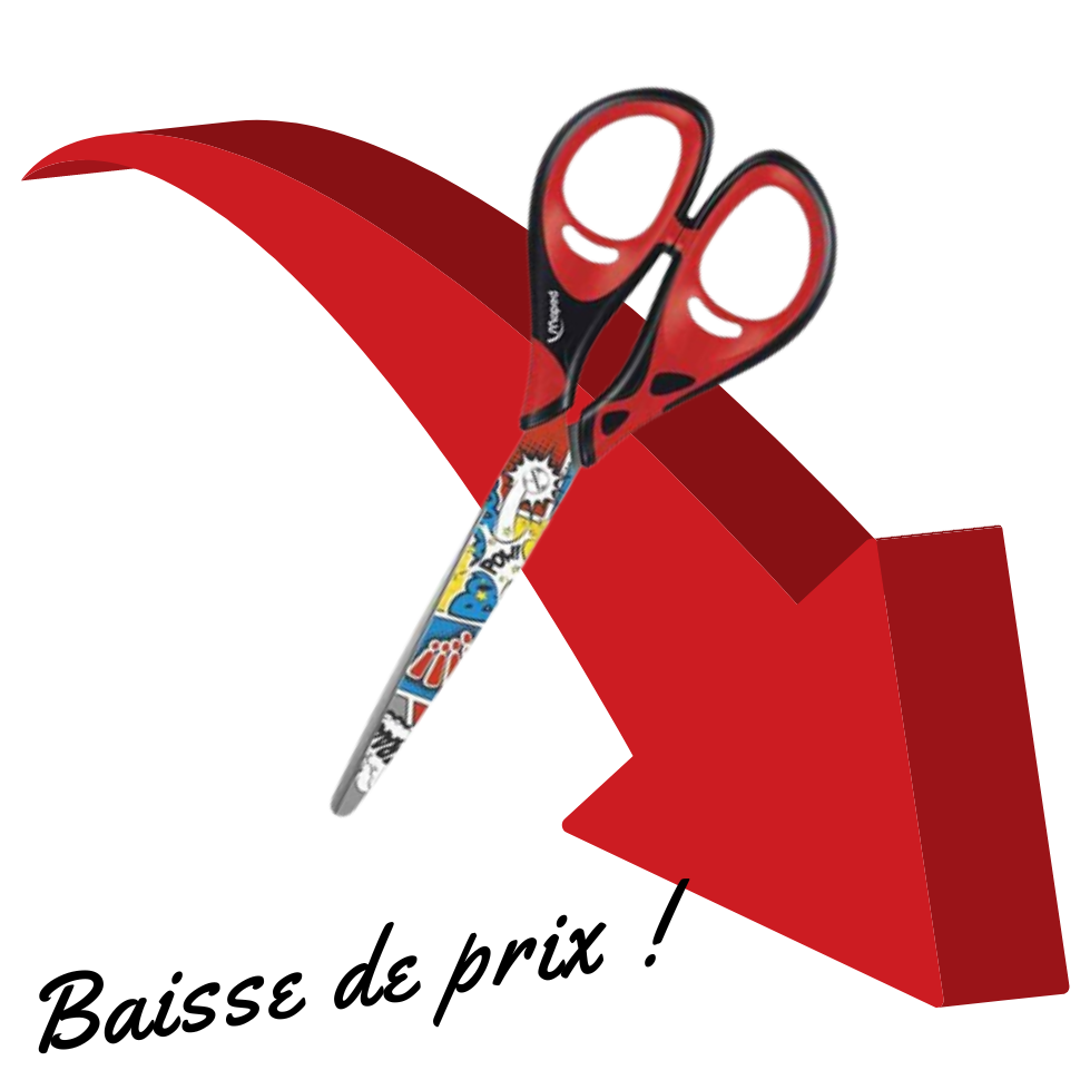 CISEAUX TATOO SOFT TEEN 16CM BANDE DESSINÉE