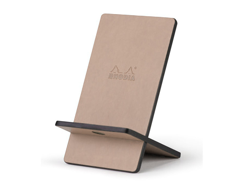 Support pour téléphone CLAIREFONTAINE Rhodiarama taupe vue 2