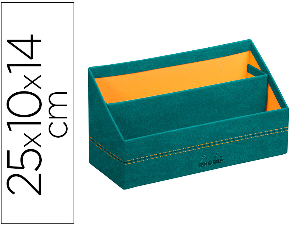 Porte-courrier CLAIREFONTAINE Rhodiarama paon vue 2