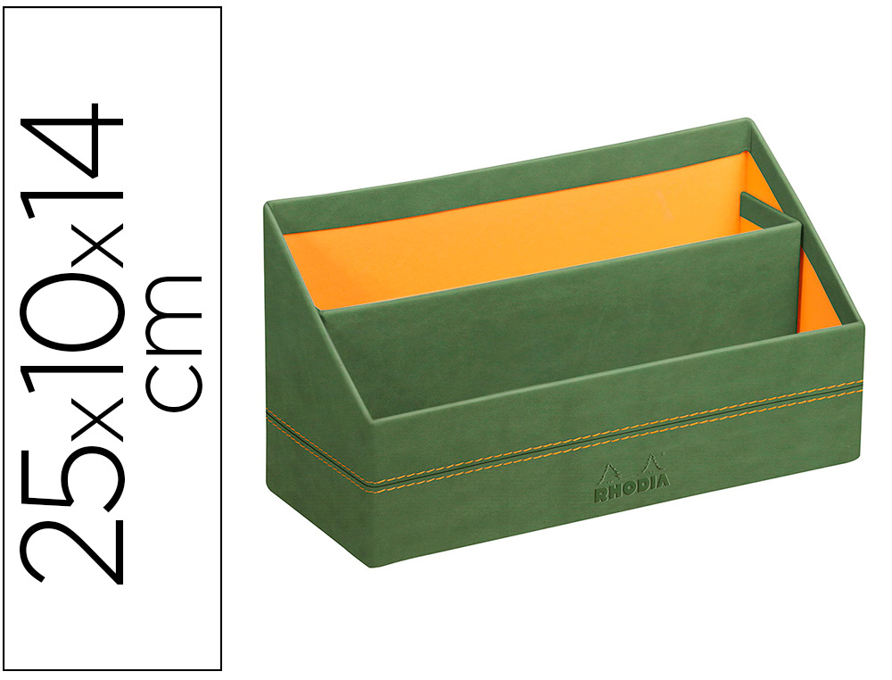 Porte-courrier CLAIREFONTAINE Rhodiarama sauge vue 2
