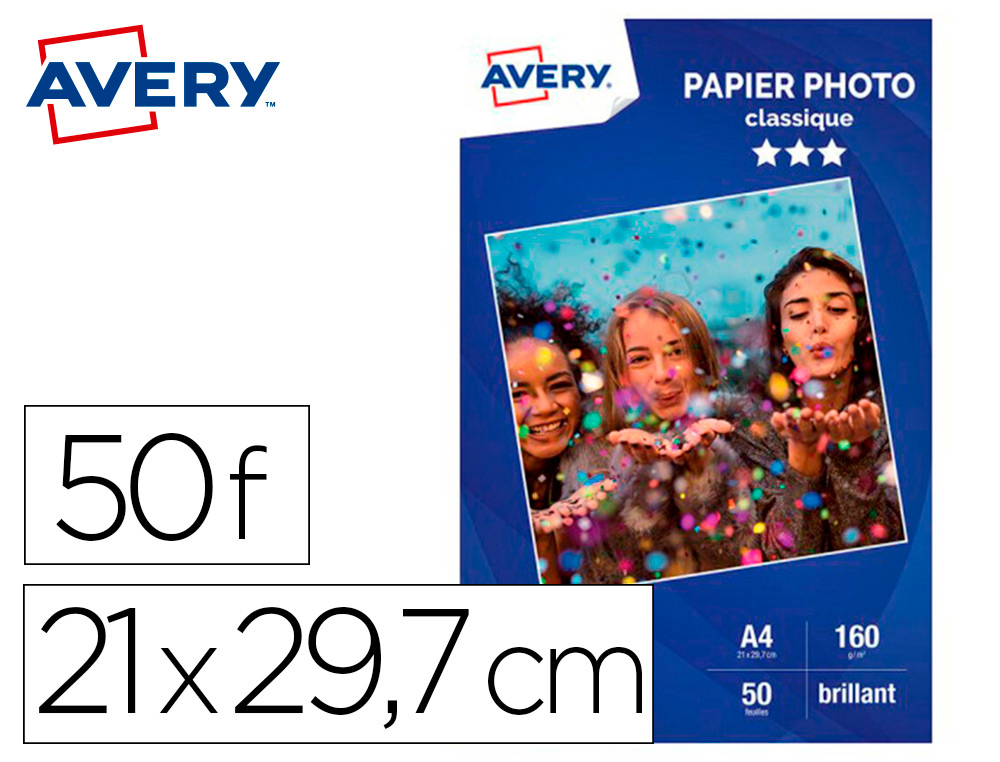 PAPIER PHOTO BRILLANT A4 160G