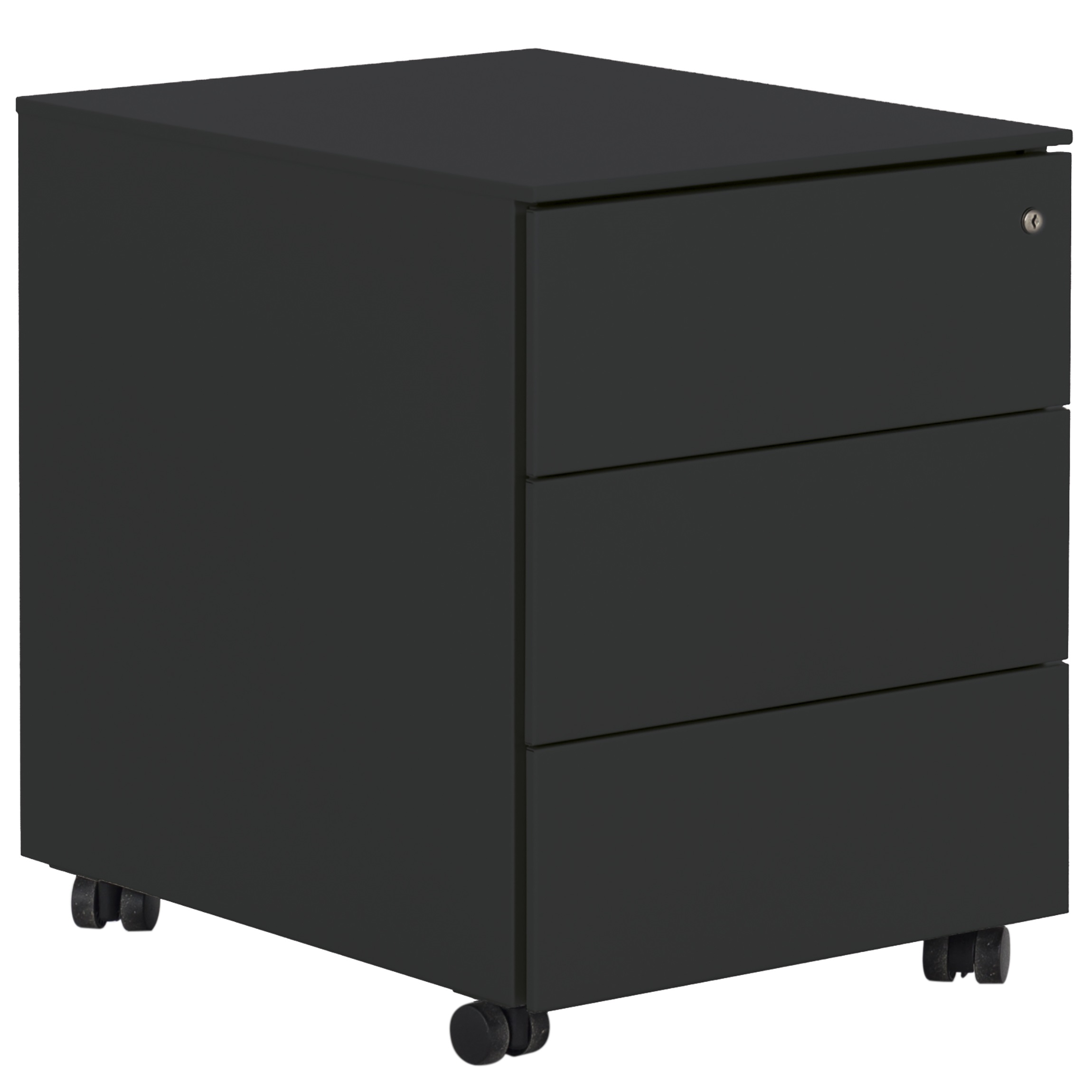 Caisson mobile GAUTIER OFFICE Connexion 3 tiroirs anthracite