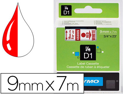 DYMO RUBAN TITREUSE D1 408129