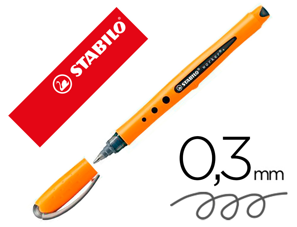 STABILO ROLLER WORKER+ COLORFUL 162072