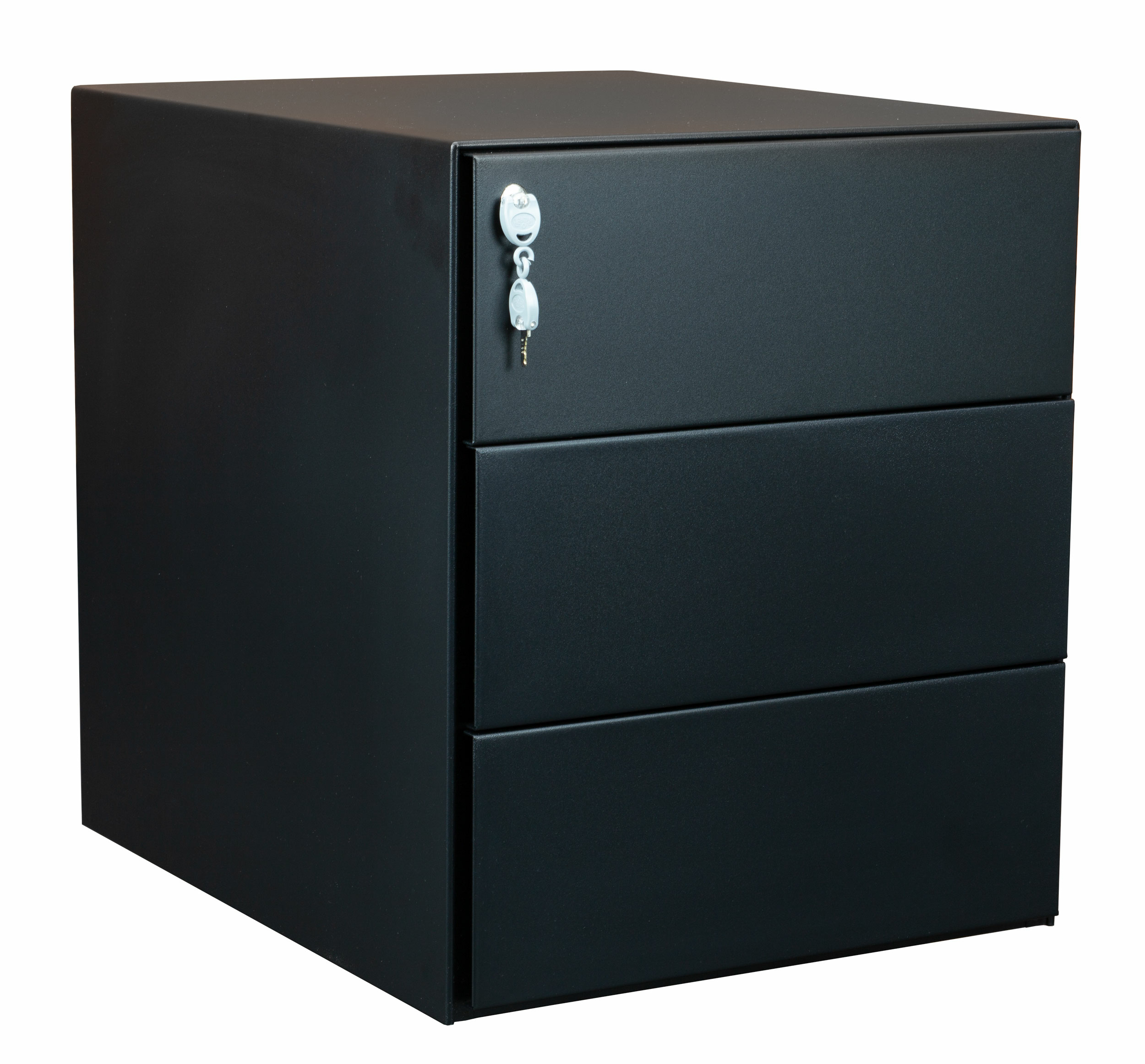 Caisson mobile métal MTI Boon-O noir 3 tiroirs