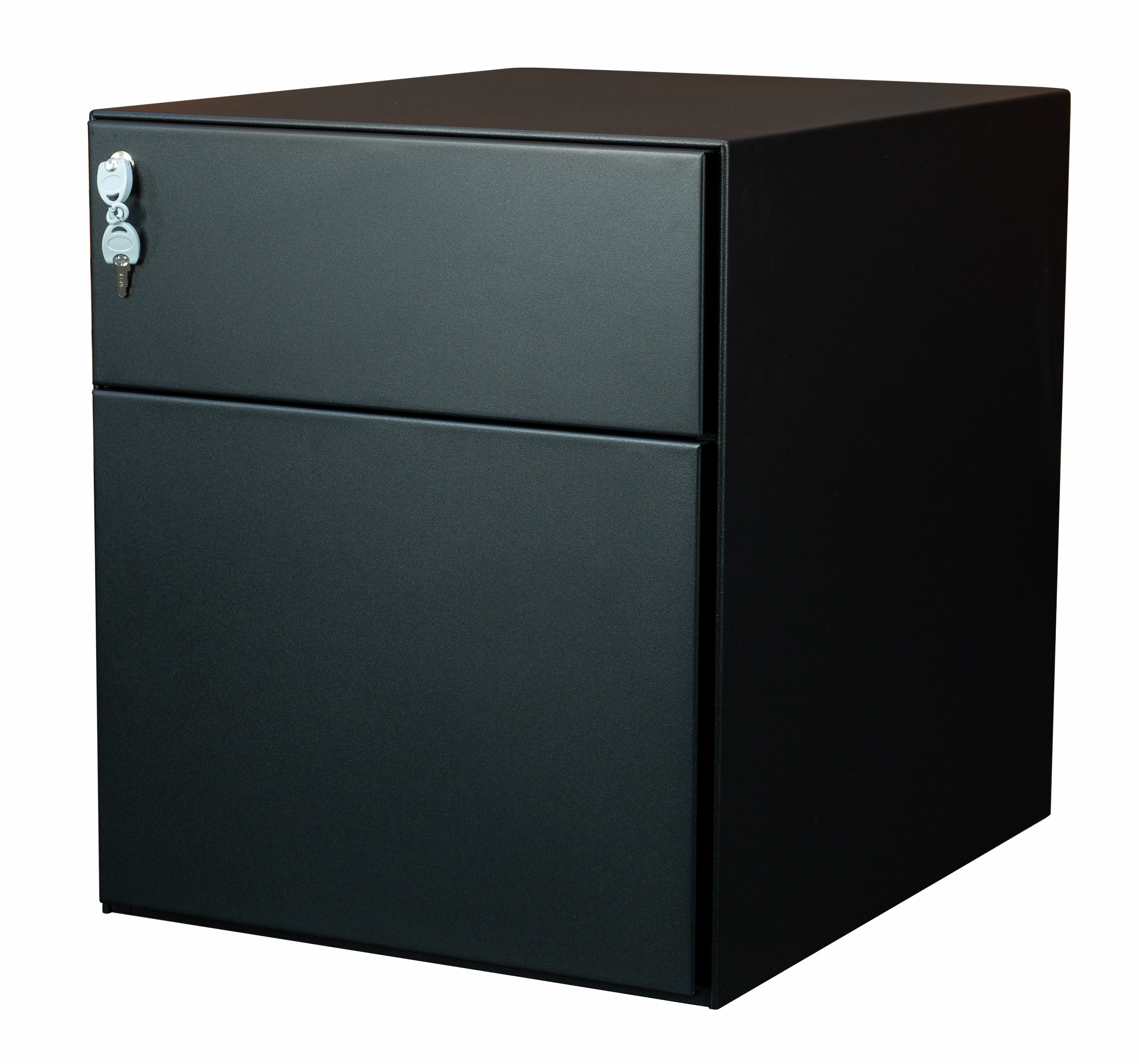 Caisson mobile métal MTI Boon-O noir 2 tiroirs