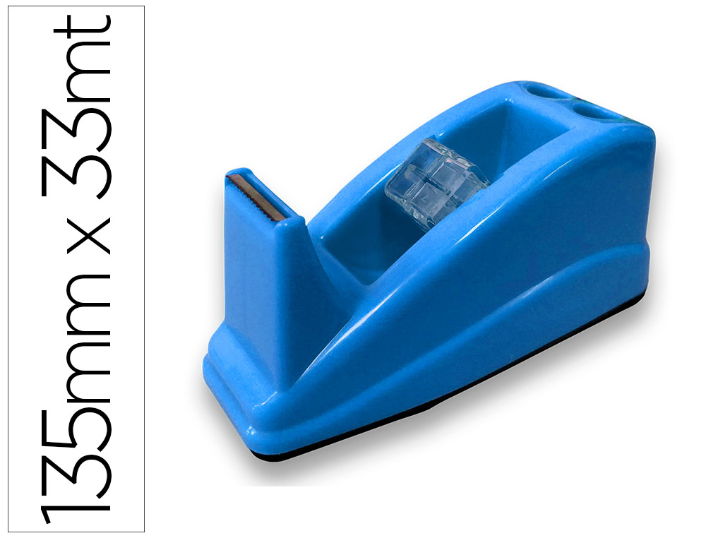 Dévidoir de comptoir Q-CONNECT bleu pour ruban 33 m vue 2