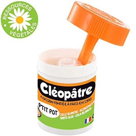 Colle blanche en pot Cléopâtre, vue 2