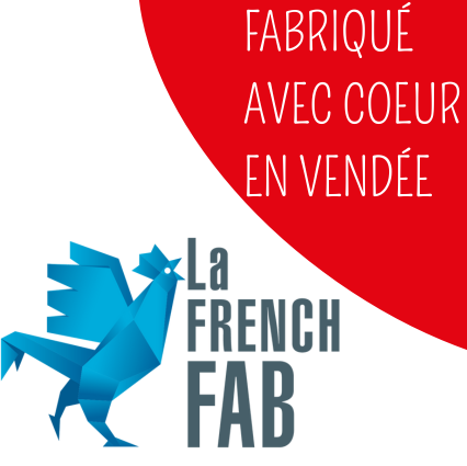 Logo Fabriqué avec cœur en Vendée Gautier Office, mobilier français