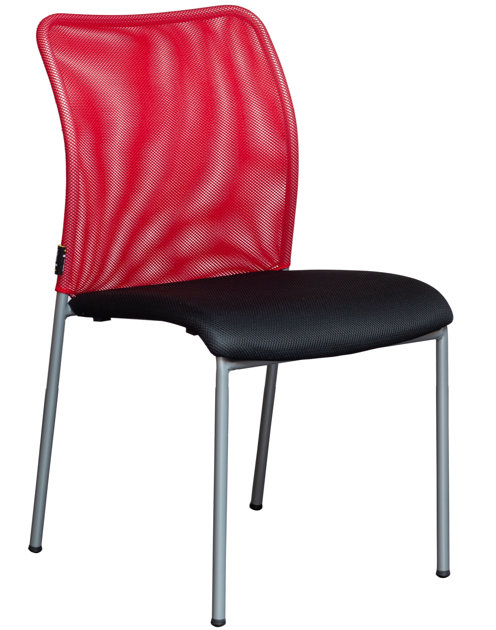 Chaise visiteur MTI Caluan rouge