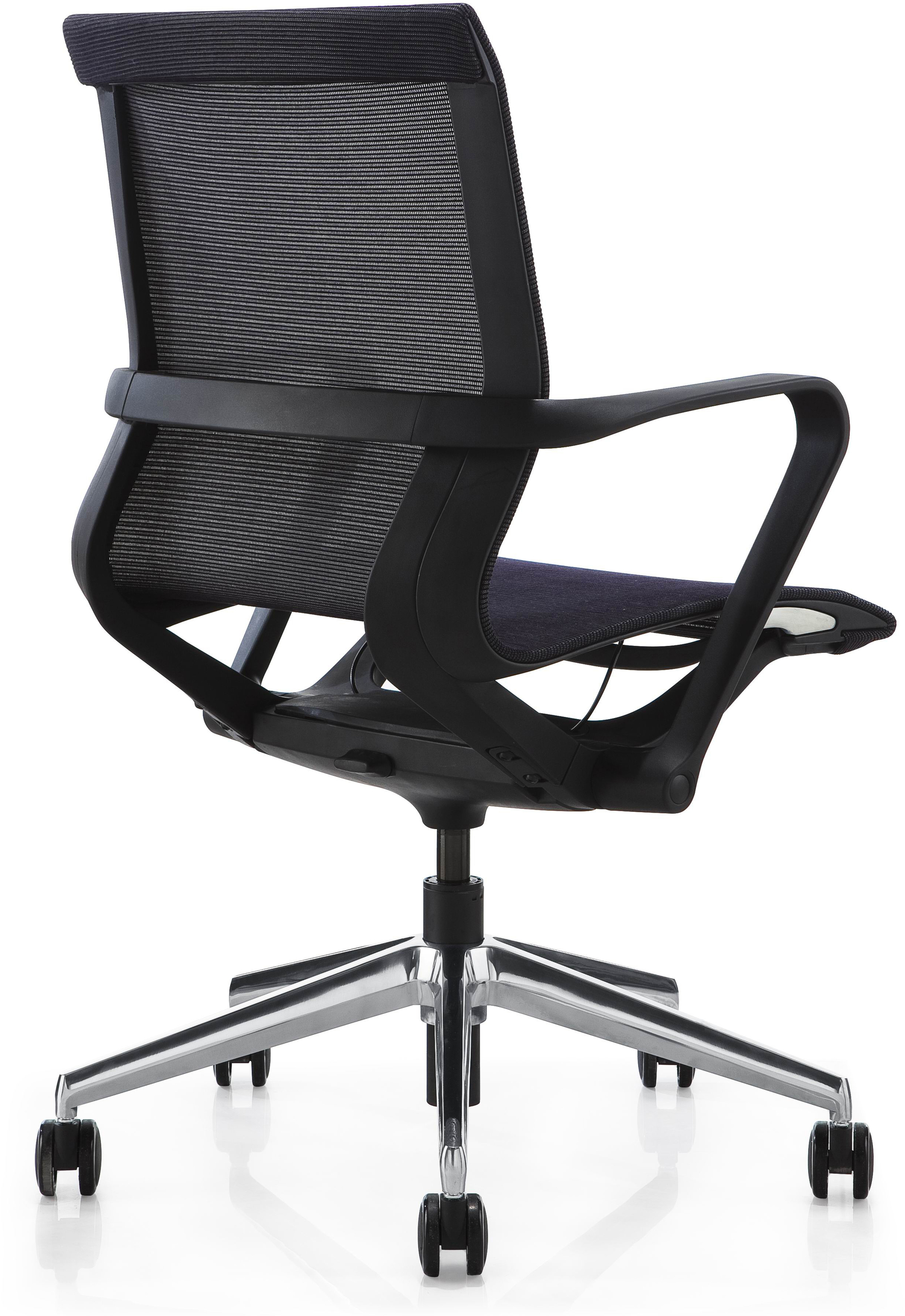 Fauteuil de direction MTI Beevill dossier bas noir vue 2