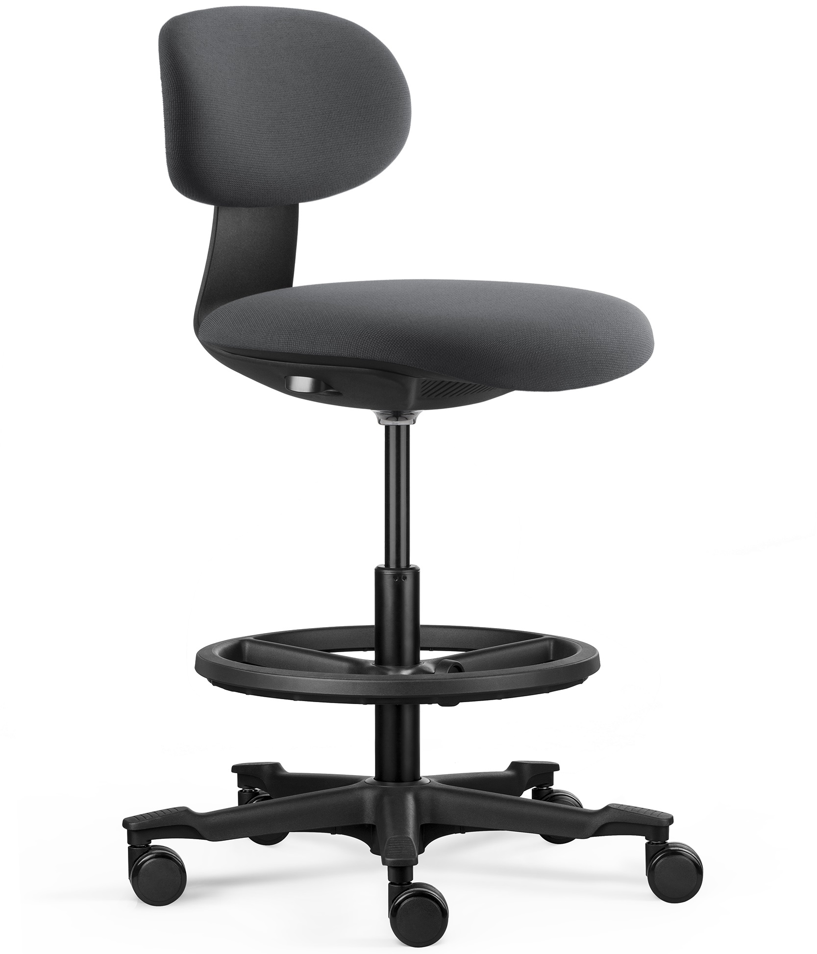Tabouret technique MTI Qin-Fee anthracite