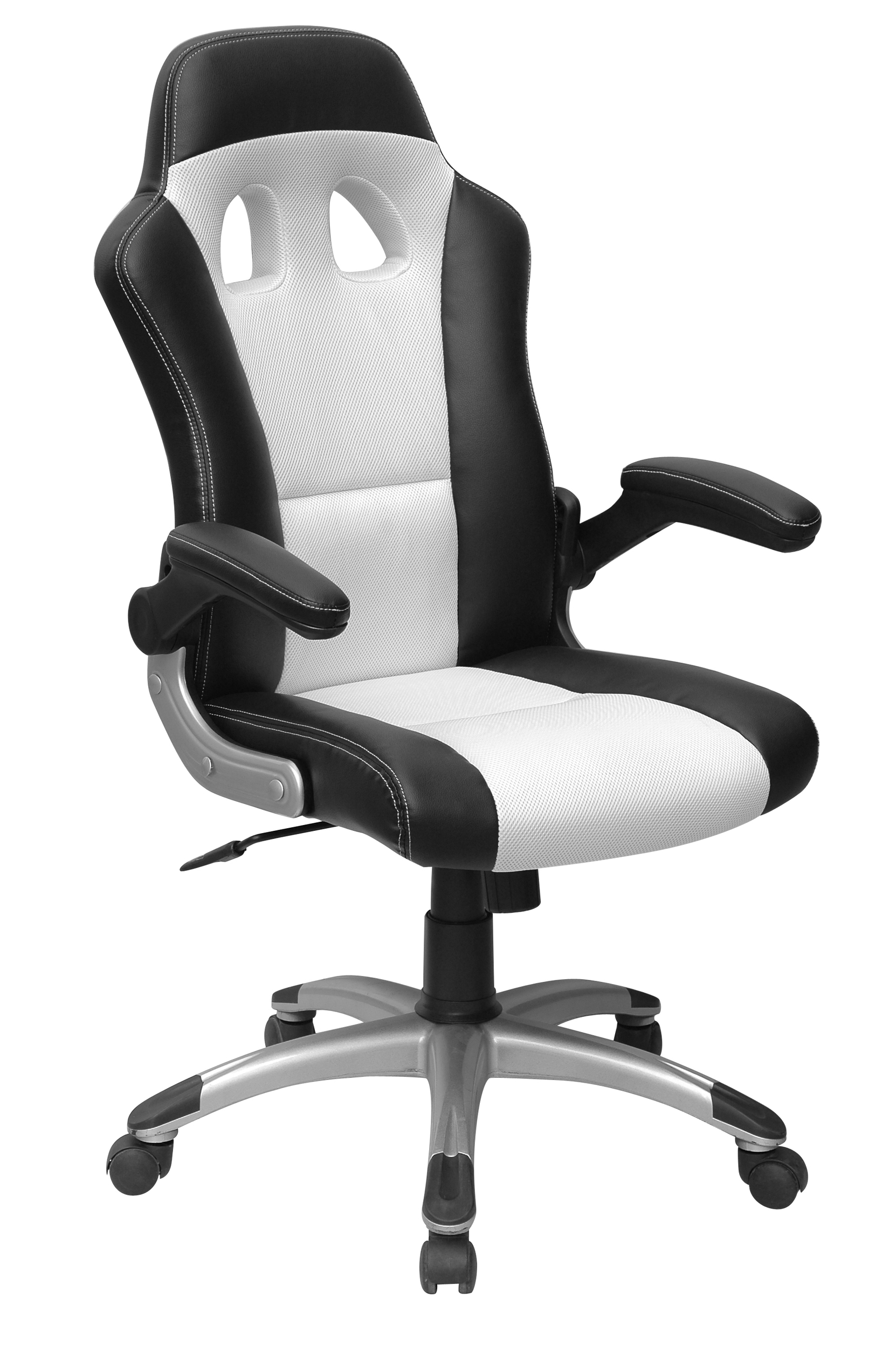 Fauteuil gamer MTI Calriss noir et blanc
