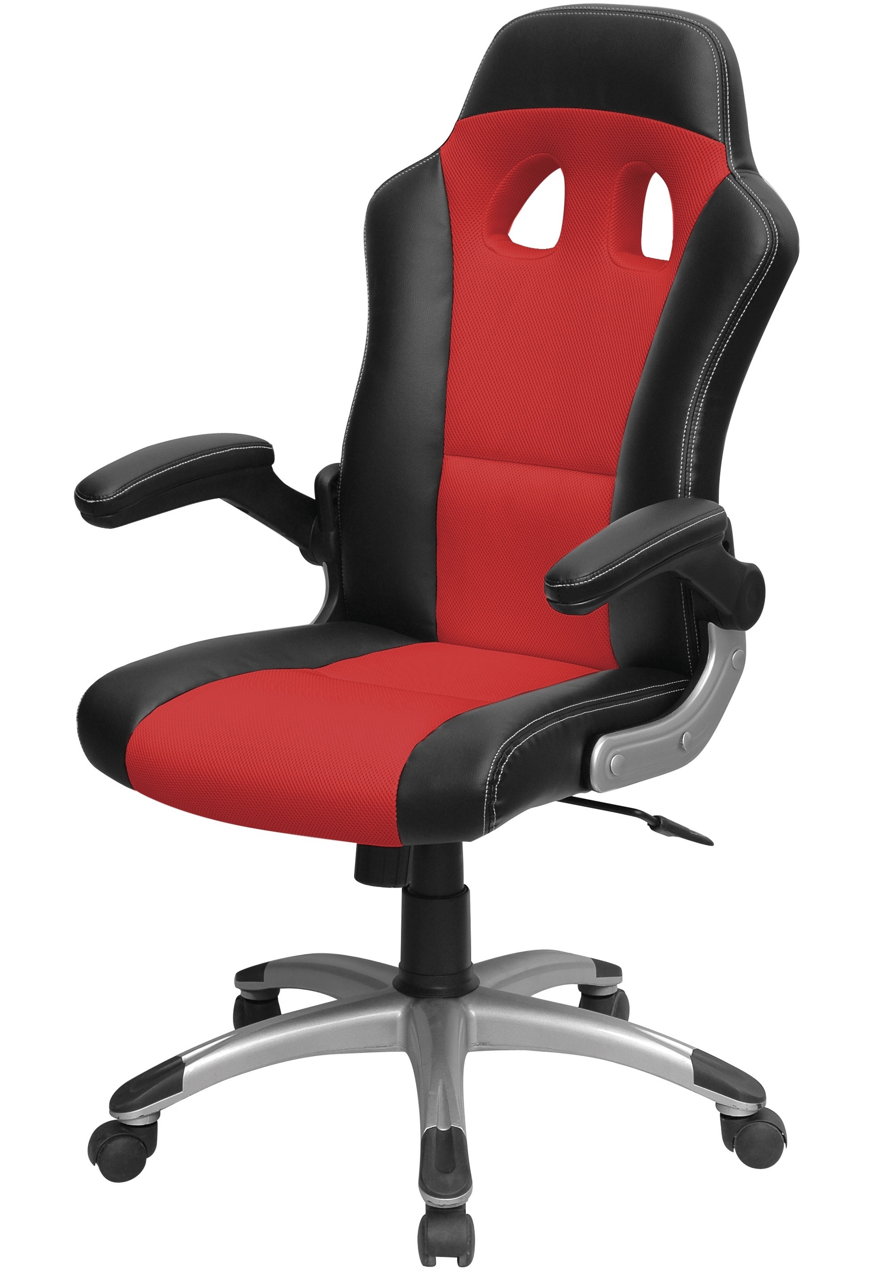Fauteuil gamer MTI Calriss noir et rouge