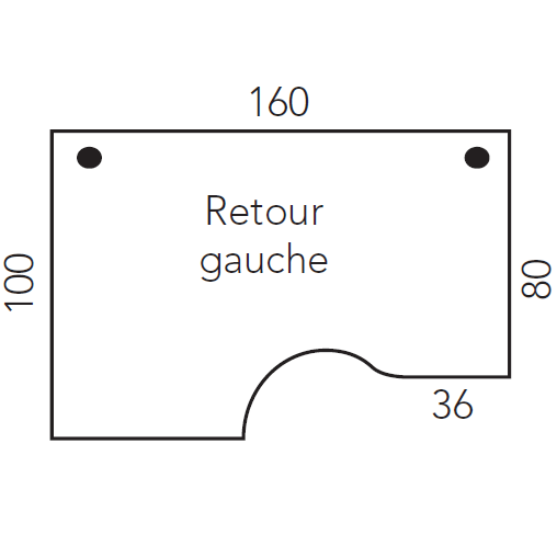 plan compact gauche 160