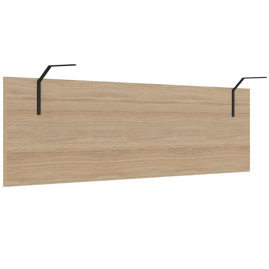 VOILE DE FOND CHENE AMBRE ET ATTACHES NOIRES DNH120D2A