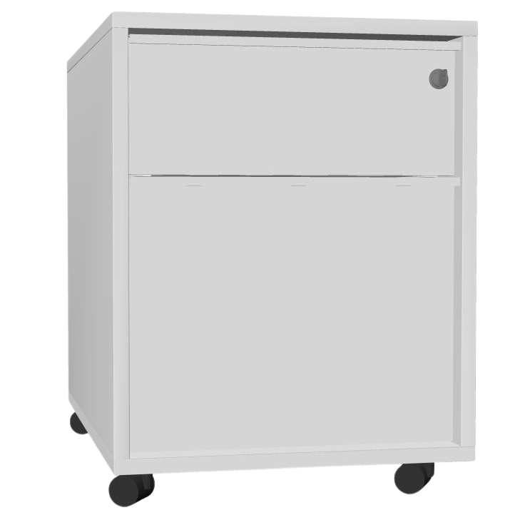 SKAP CAISSON MOBILE BLANC 2 TIROIRS DNF626M1M1EQ