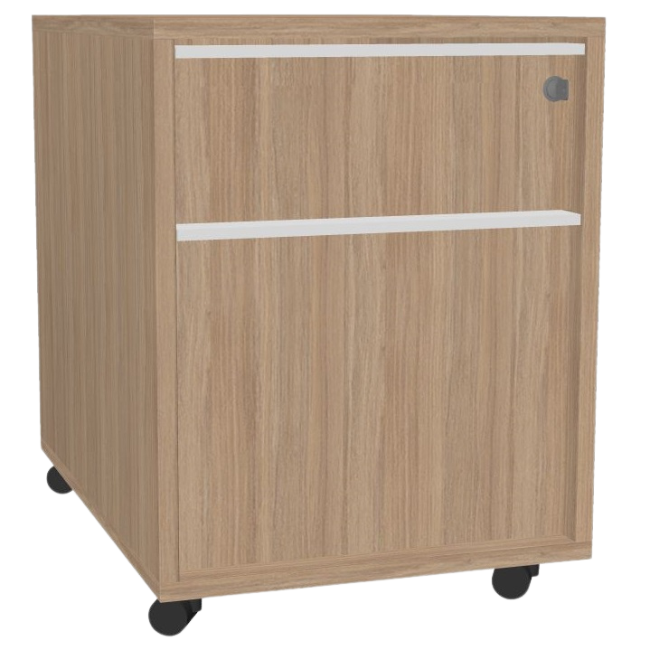 SKAP CAISSON MOBILE CHENE 2 TIROIRS DNF626-D2D2EQ