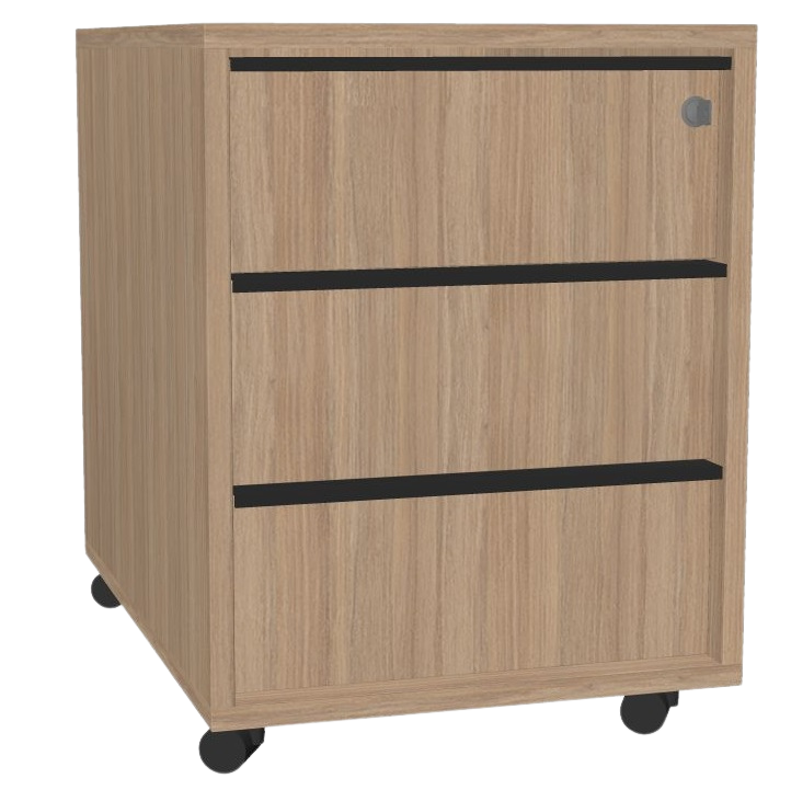 SKAP CAISSON MOBILE CHENE NOIR 3 TIROIRS DNF632D2D2AQ